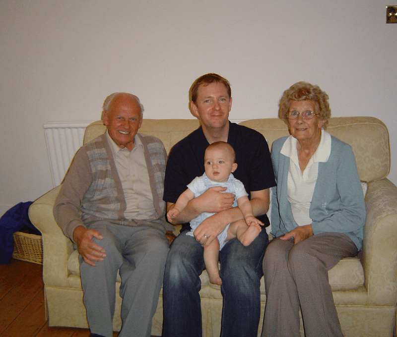 Irene and Chris with Tim and Christian